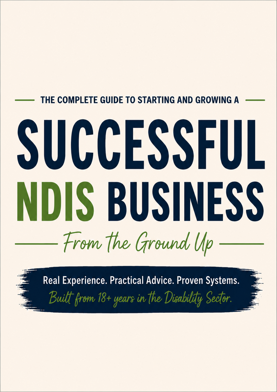 Successful NDIS Business      E-Book